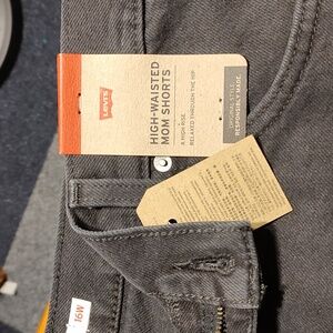 Levi's High-Waisted Mom Shorts
